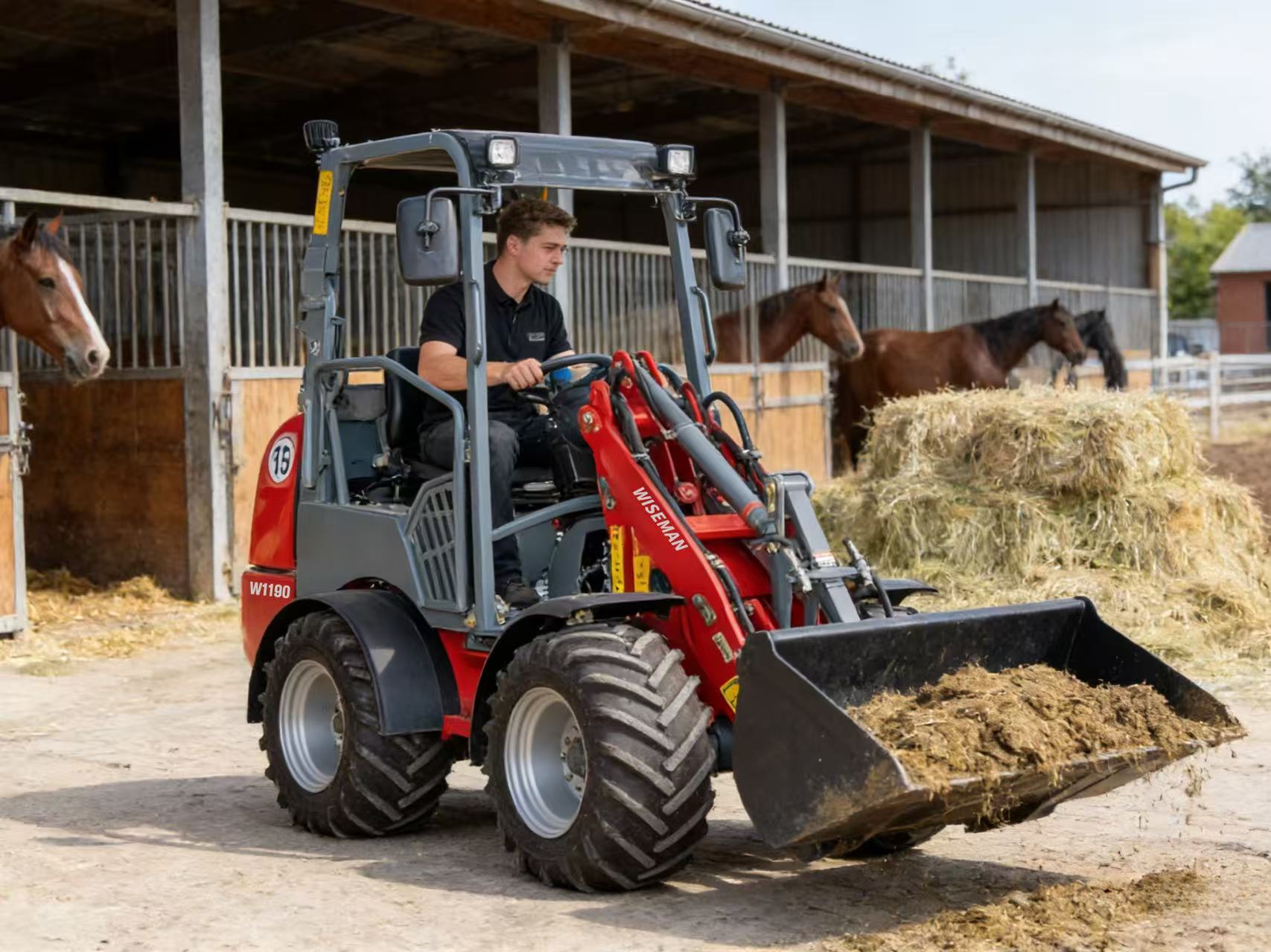 Small Loader for Narrow Spaces Small Loader for Narrow Spaces