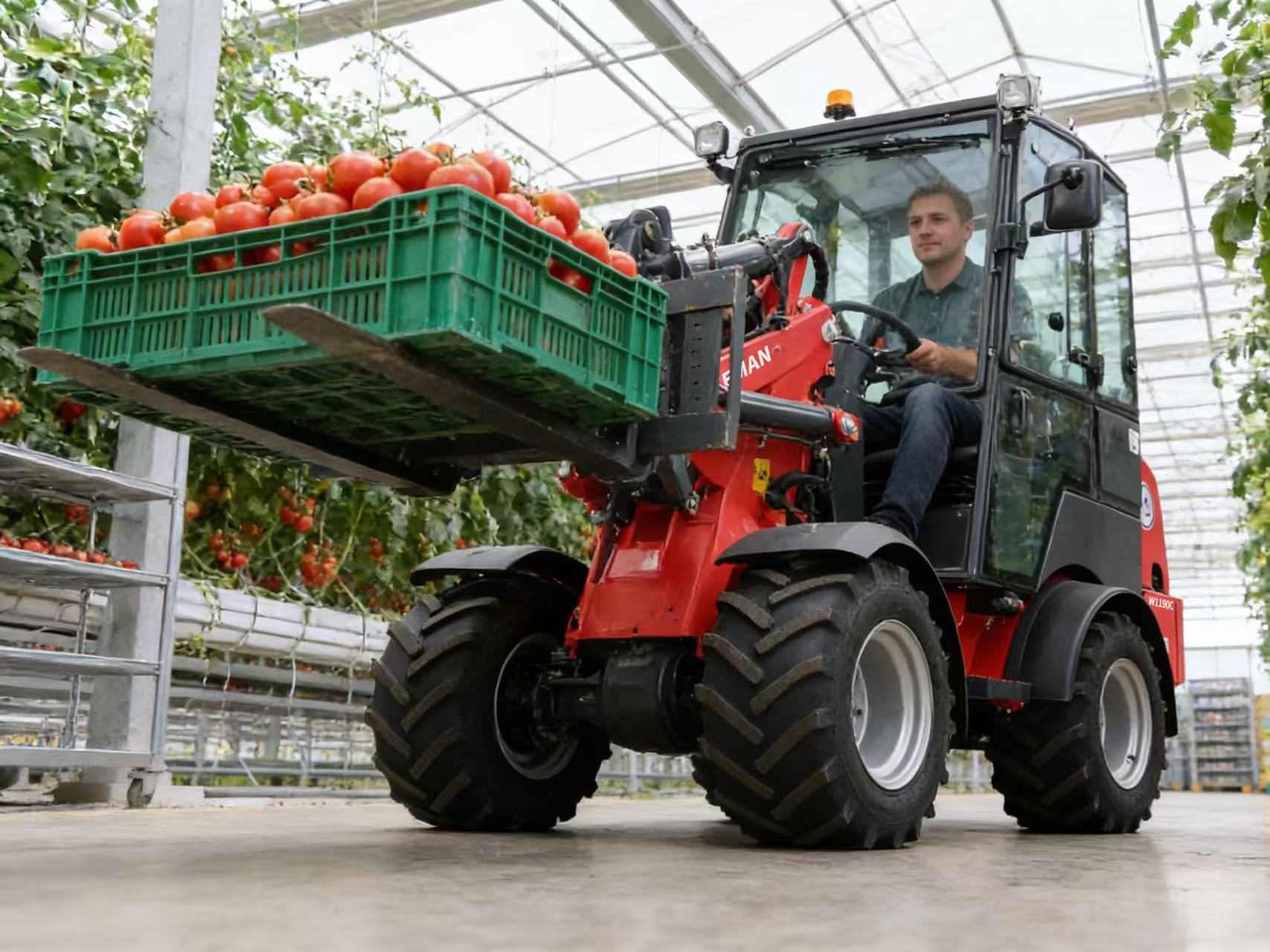 Hjullastare för medelhavsolivlundar Hjullastare för medelhavsolivlundar