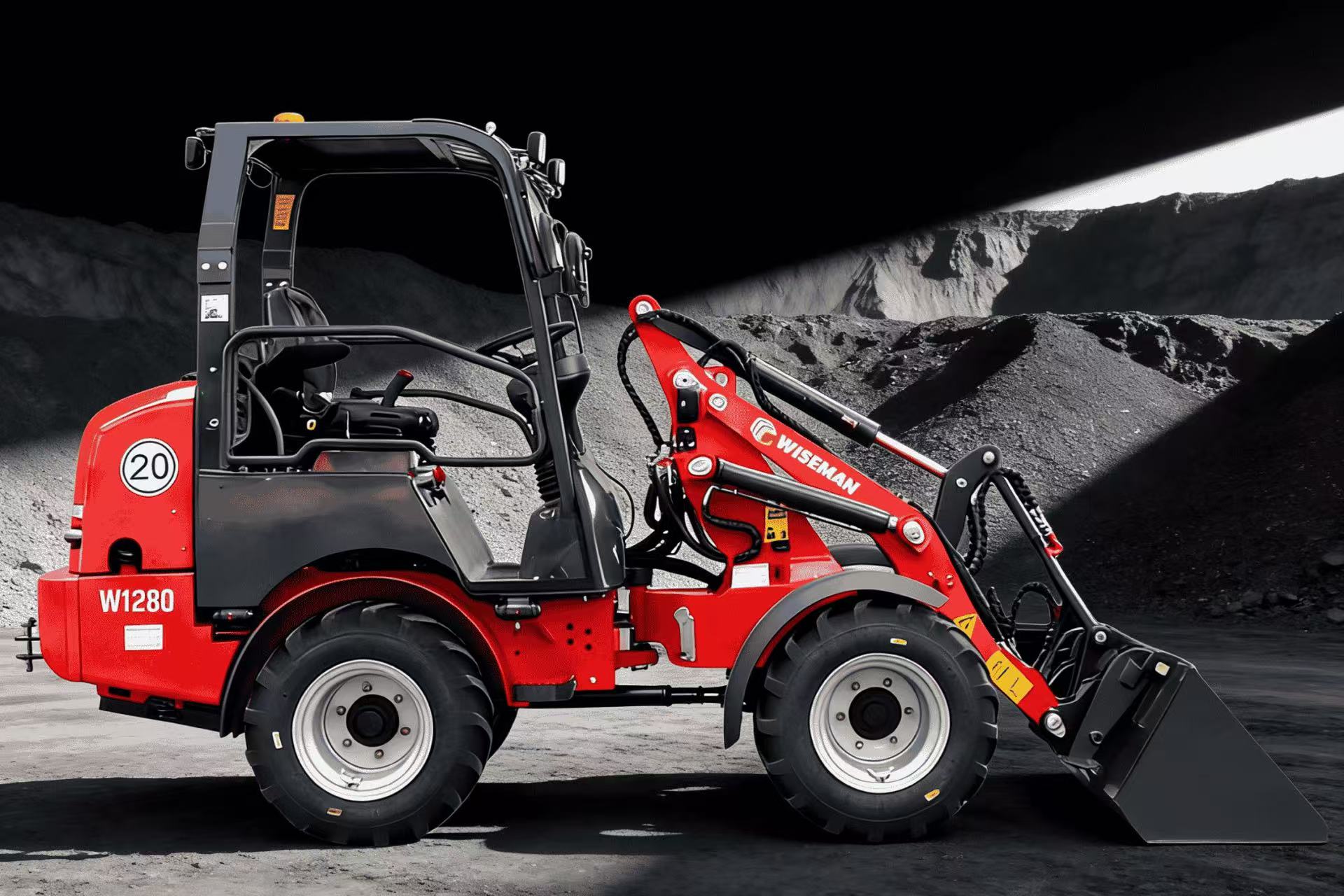 Wytrzymała, kompaktowa ładowarka przegubowa Wytrzymała, kompaktowa ładowarka przegubowa