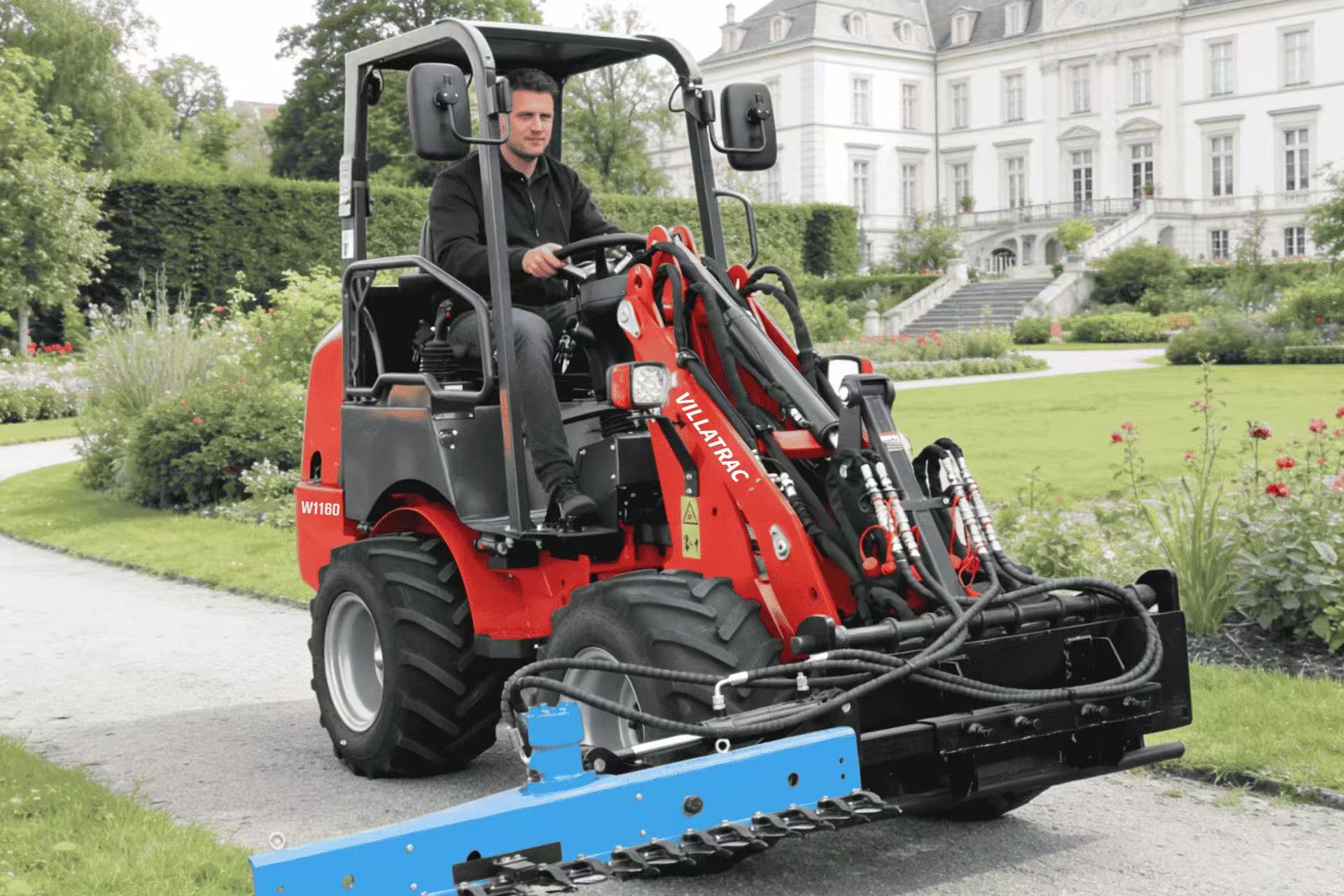 Chargeuse sur pneus 4x4 robuste