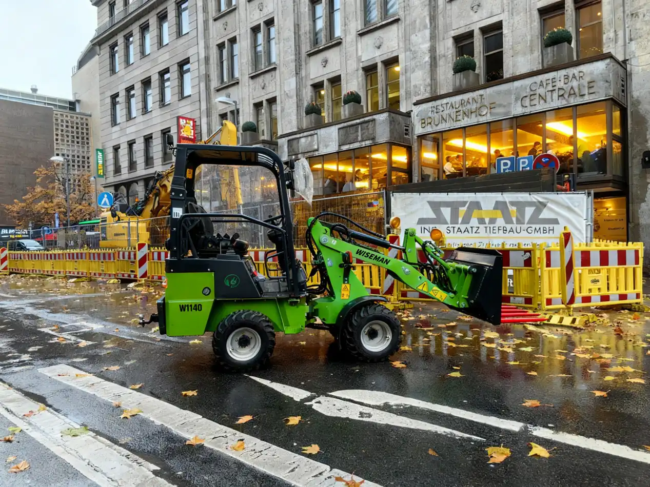 El cargador compacto eléctrico que redefine los proyectos municipales urbanos