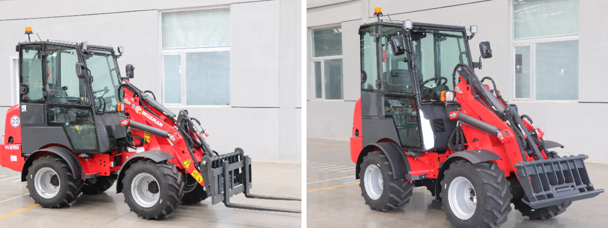 Mała ładowarka budowlana