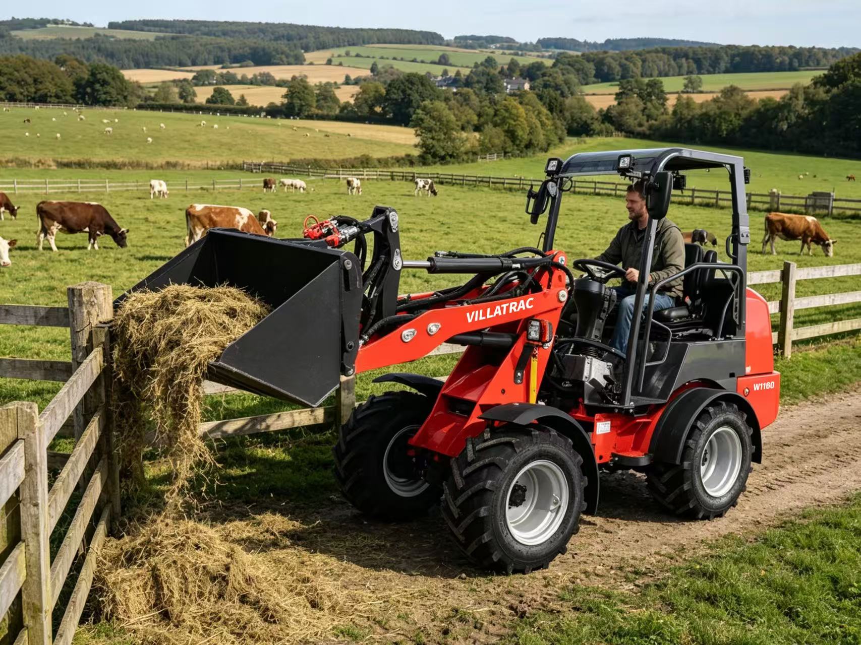 Chargeuse sur pneus 4x4 haut de gamme