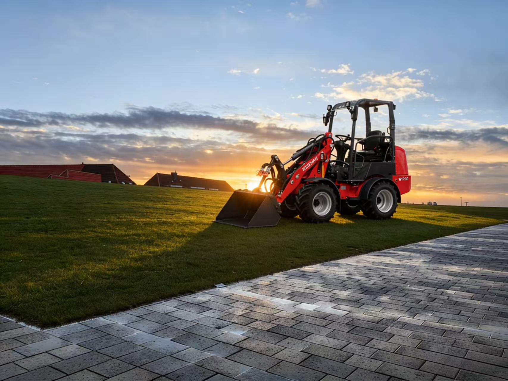 Маленький фронтальный погрузчик Маленький фронтальный погрузчик
