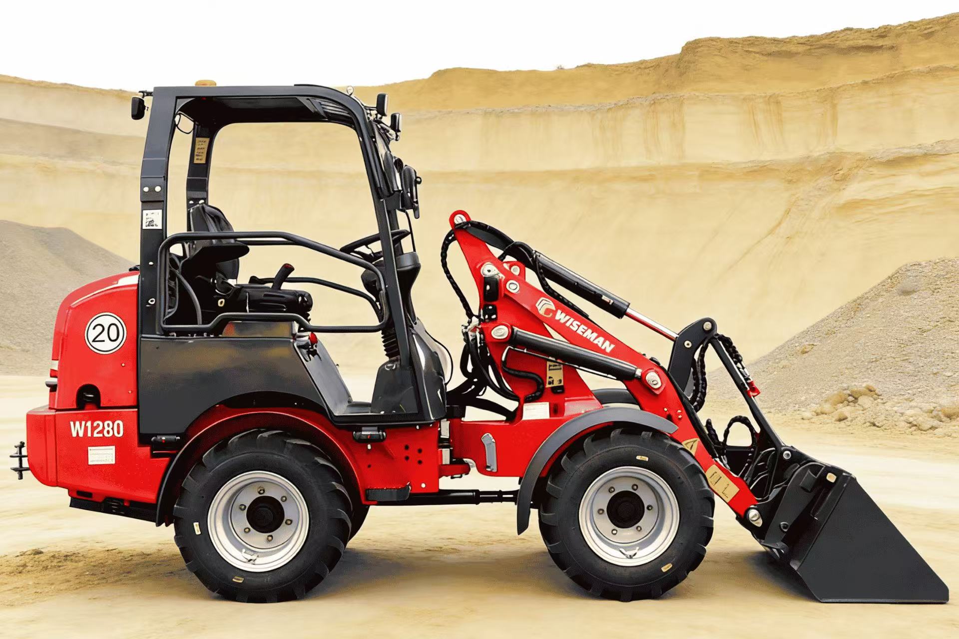 Reliable Compact Articulated Loader