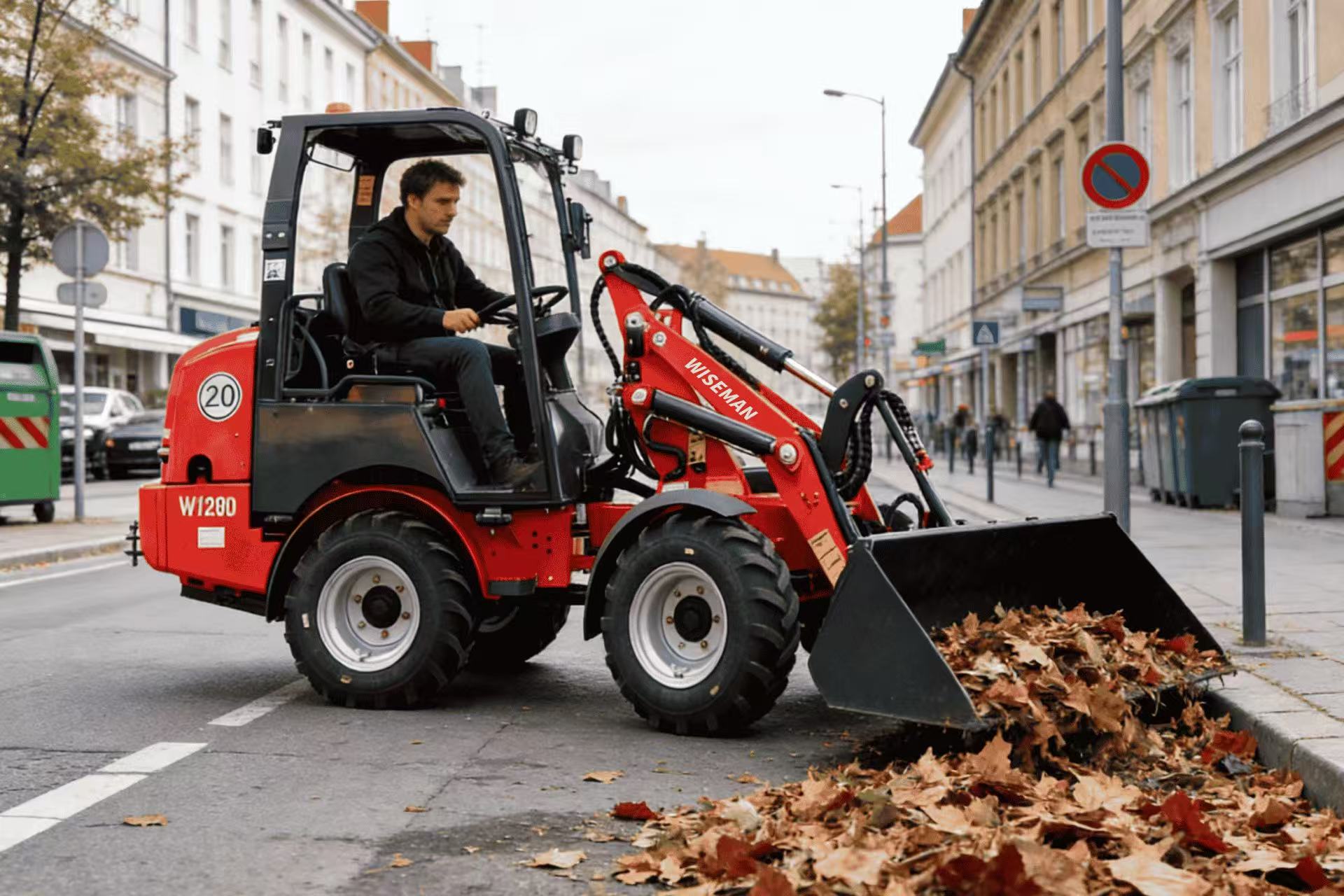 Cargador articulado compacto y robusto Cargador articulado compacto y robusto