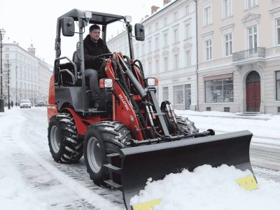 Cargadora de ruedas 4x4 de bajo costo