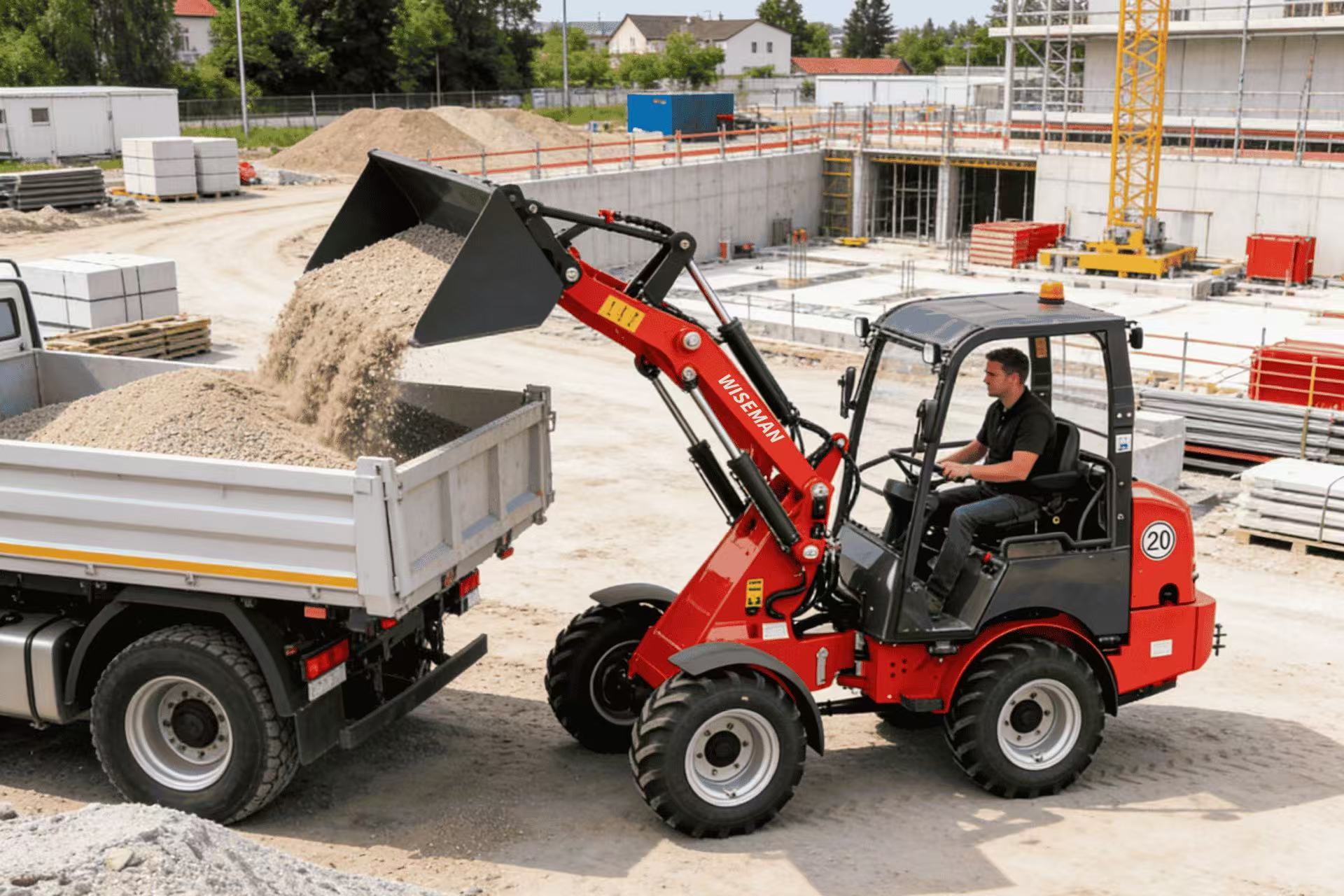 Wytrzymała, kompaktowa ładowarka przegubowa Wytrzymała, kompaktowa ładowarka przegubowa