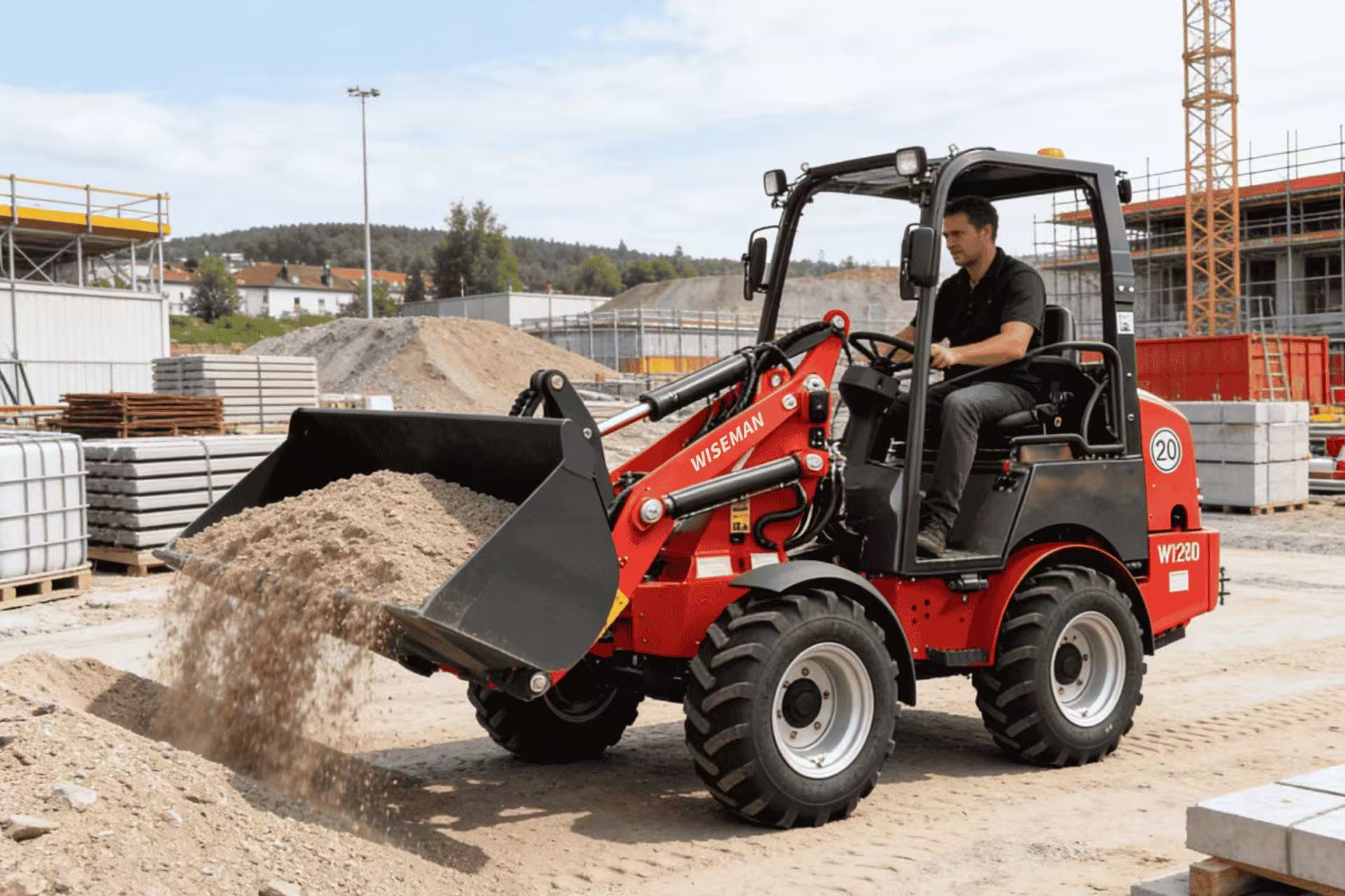 Cargador articulado compacto premium Cargador articulado compacto premium