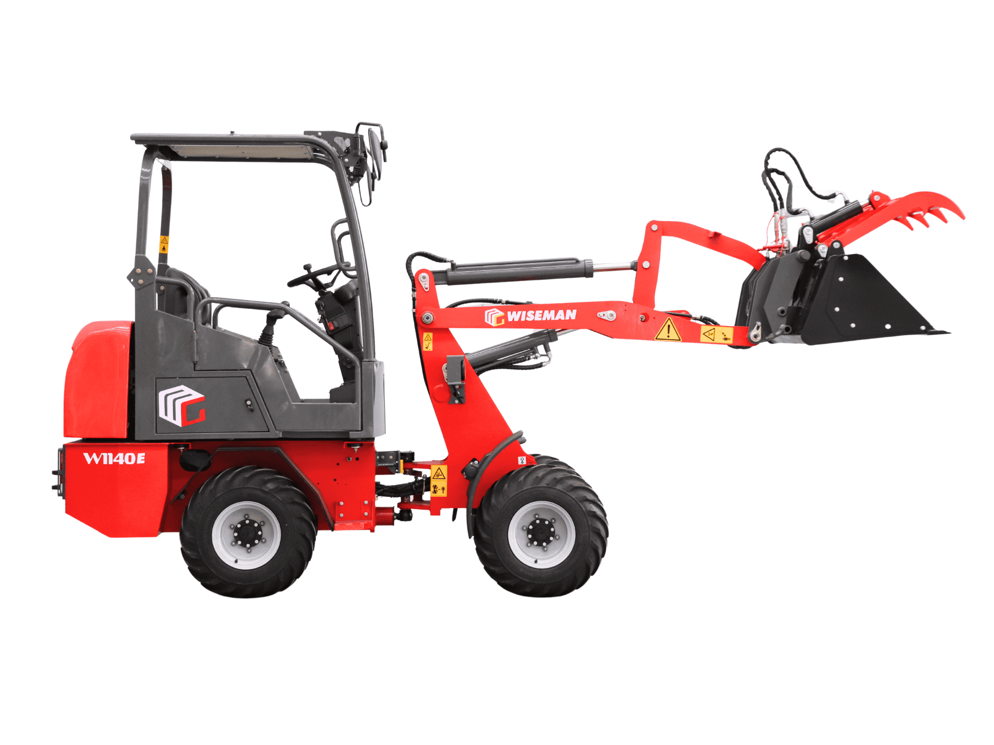 Pá carregadora frontal compacta