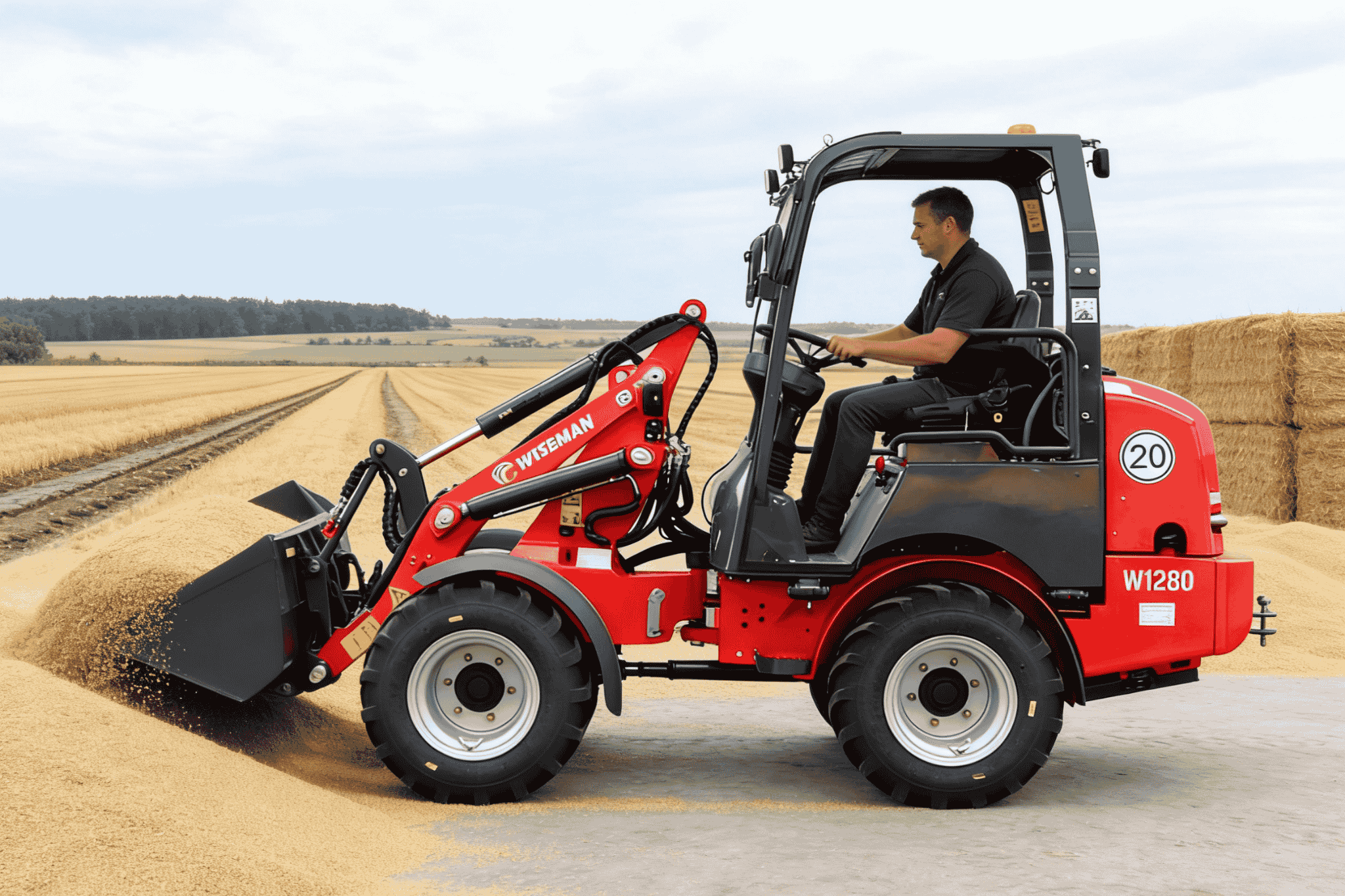Überlegener kompakter knickgelenkter Lader Superior Kompakter Knicklader