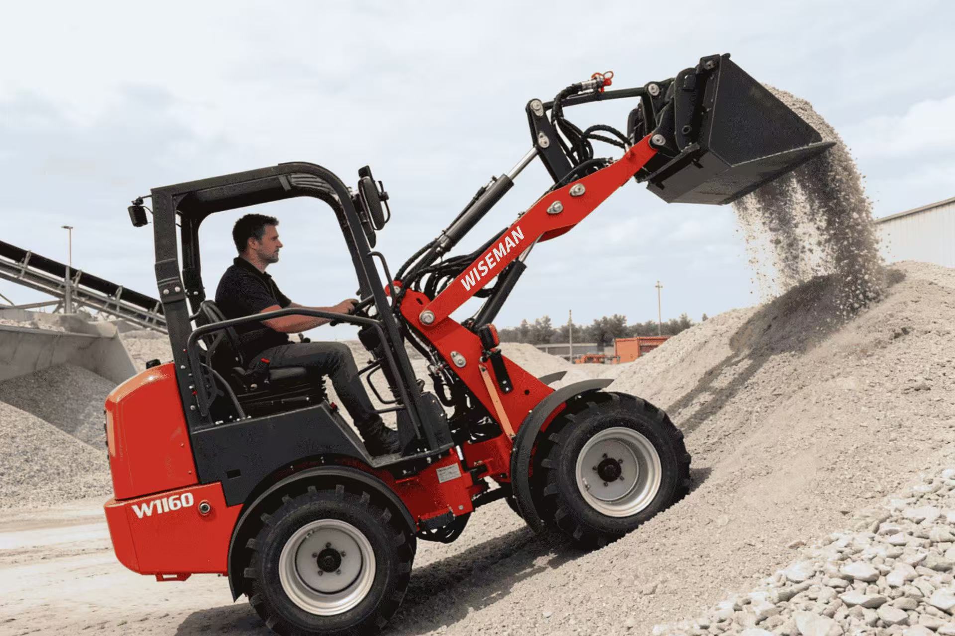 Cargador articulado compacto y potente