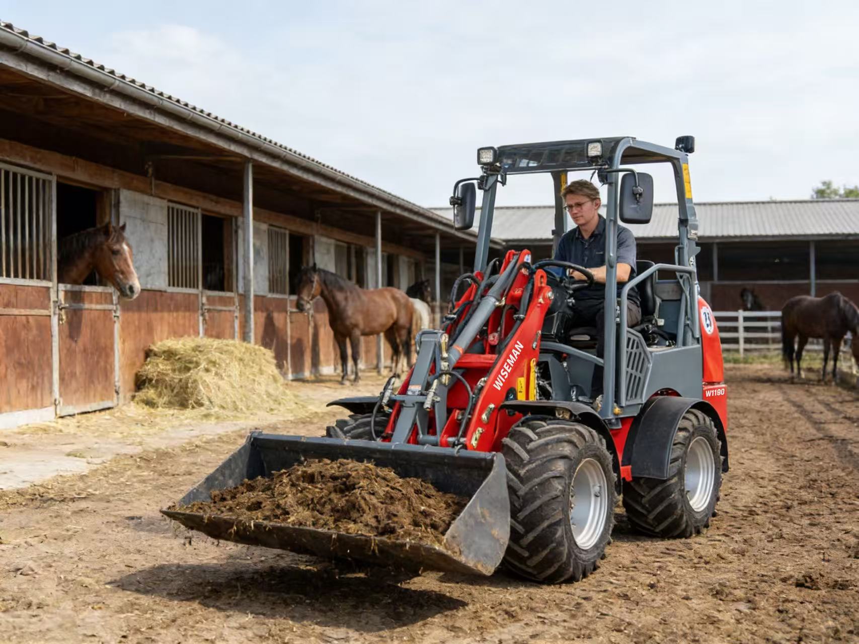Small Loader for Narrow Spaces Small Loader for Narrow Spaces
