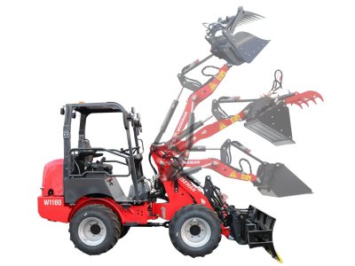 Buena cargadora agrícola pequeña