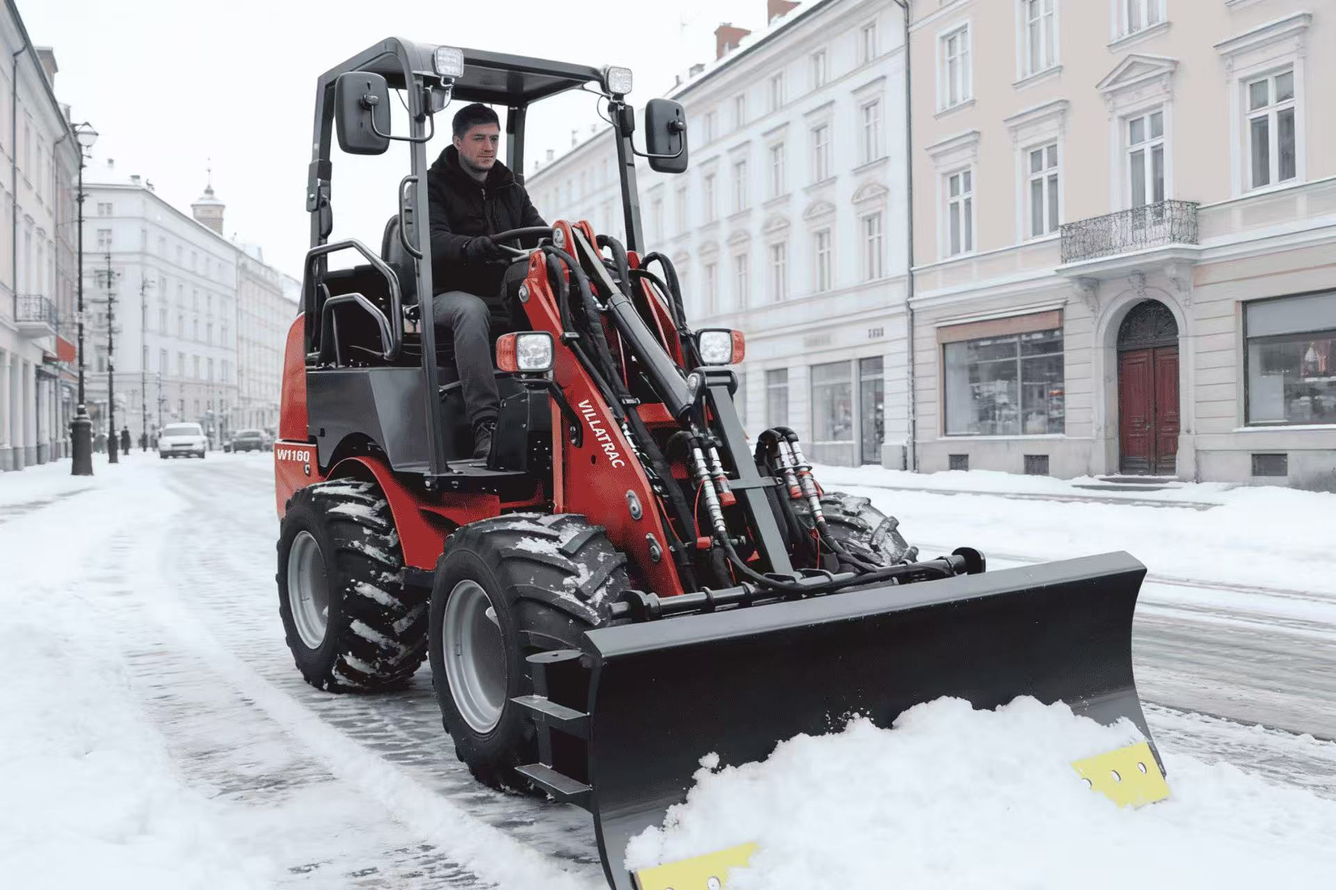 Durable 4WD Wheel Loaders