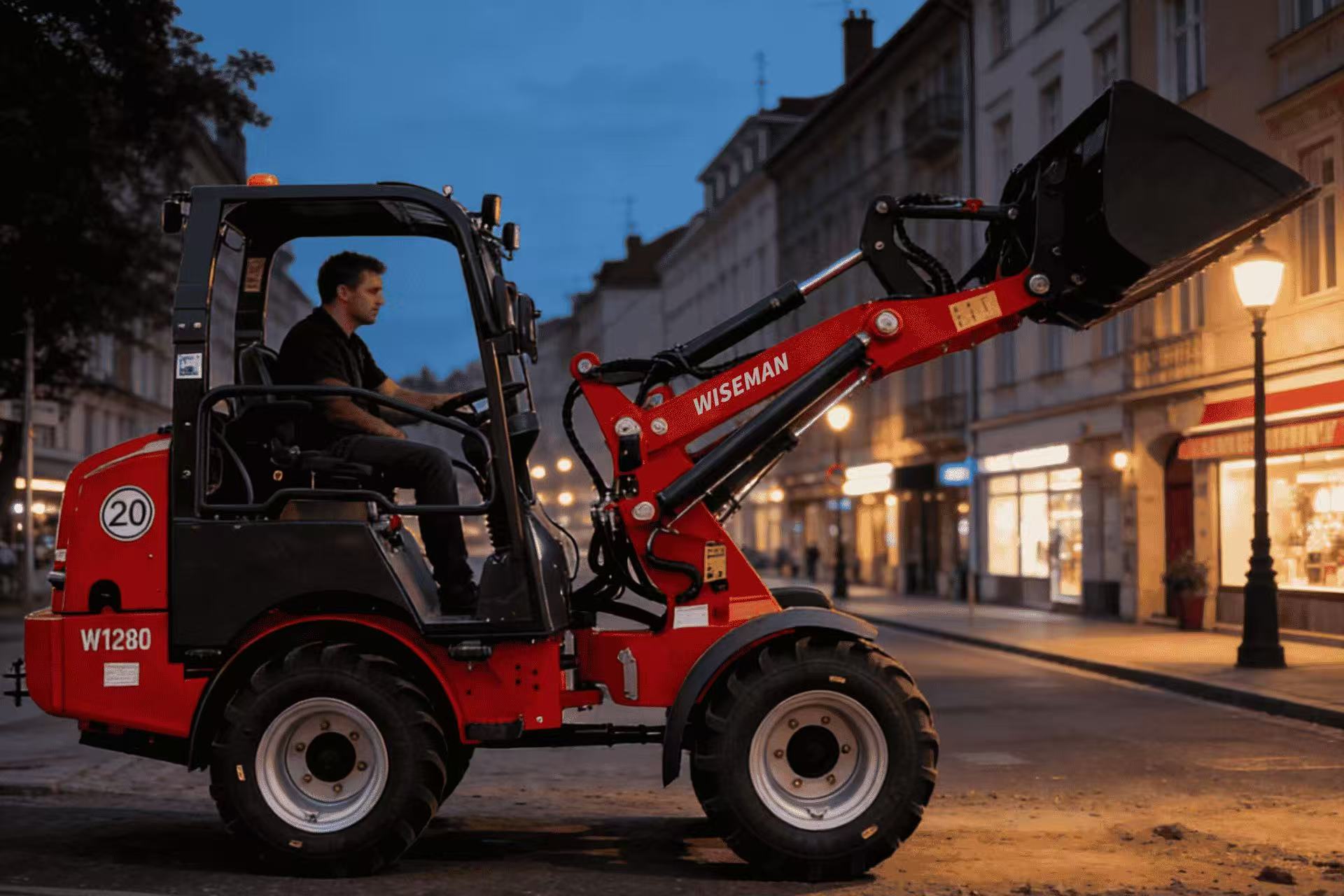 Новый компактный шарнирно-сочлененный погрузчик