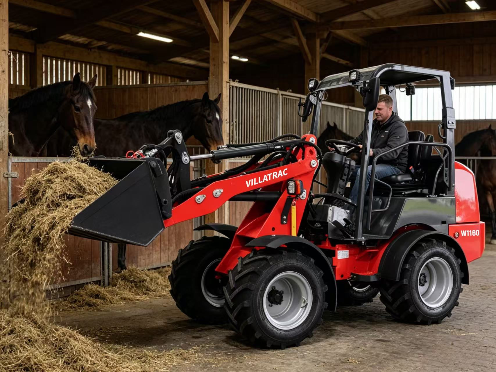 Se vende cargadora de ruedas 4x4.