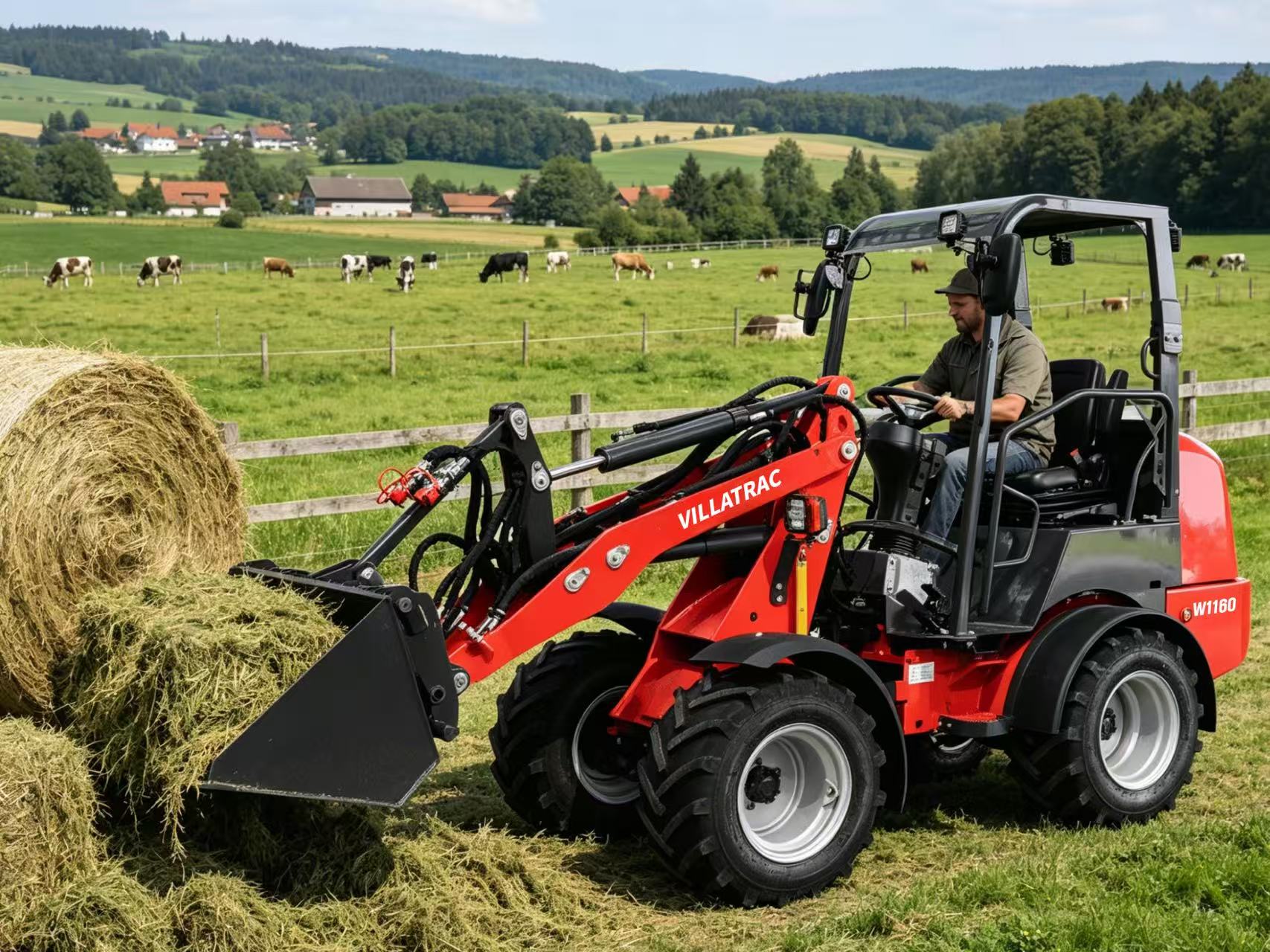 Cargadora de ruedas 4x4 fiable