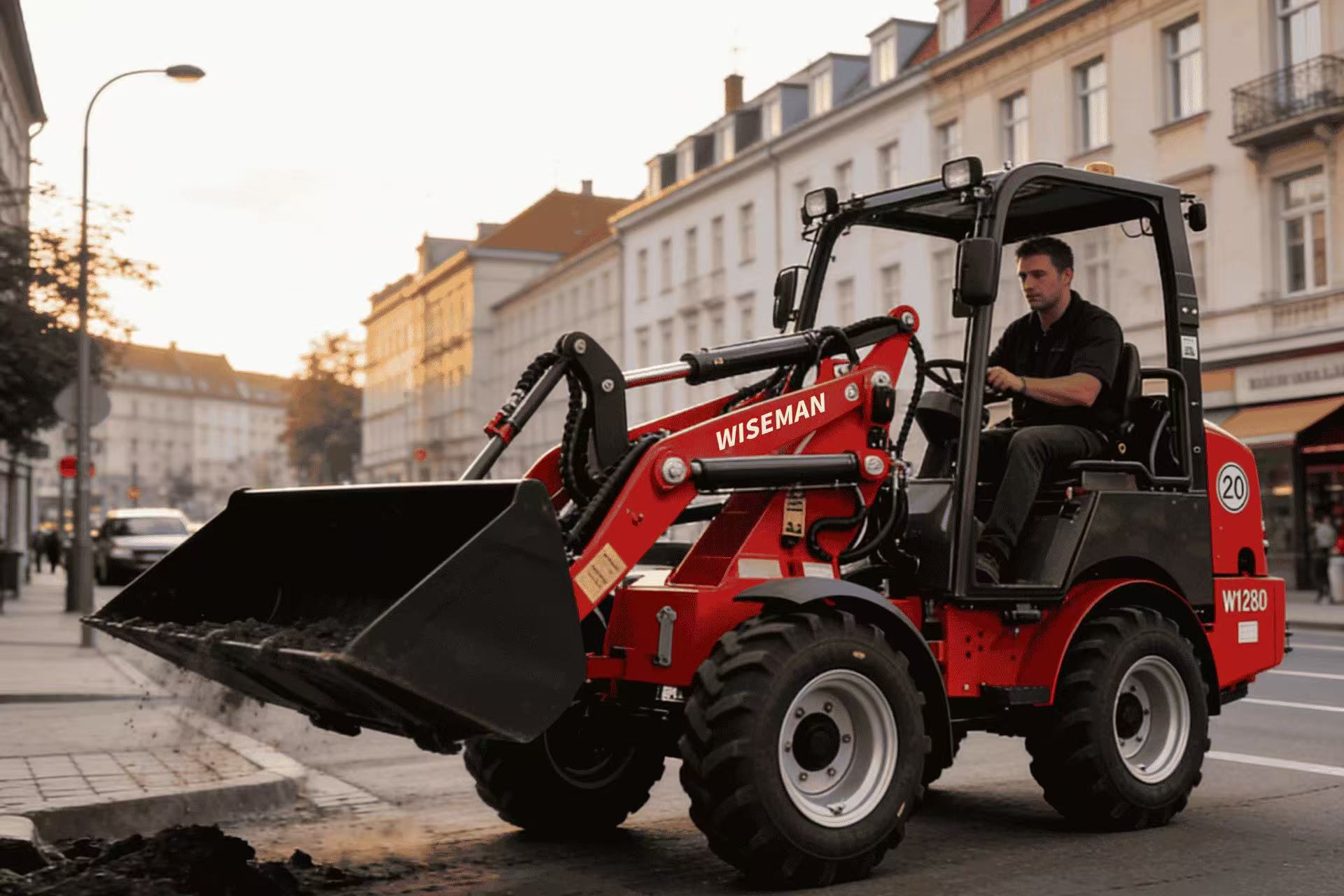 Wytrzymała, kompaktowa ładowarka przegubowa Wytrzymała, kompaktowa ładowarka przegubowa