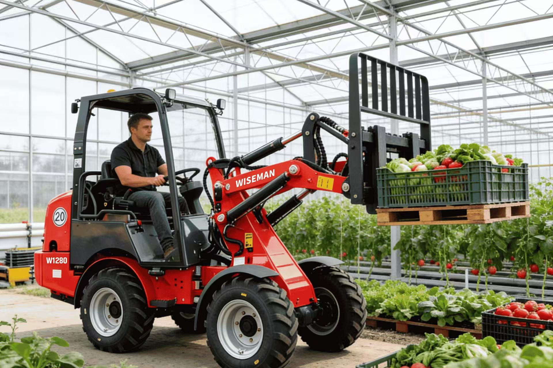 Carregadora compacta eficiente Carregadora compacta eficiente