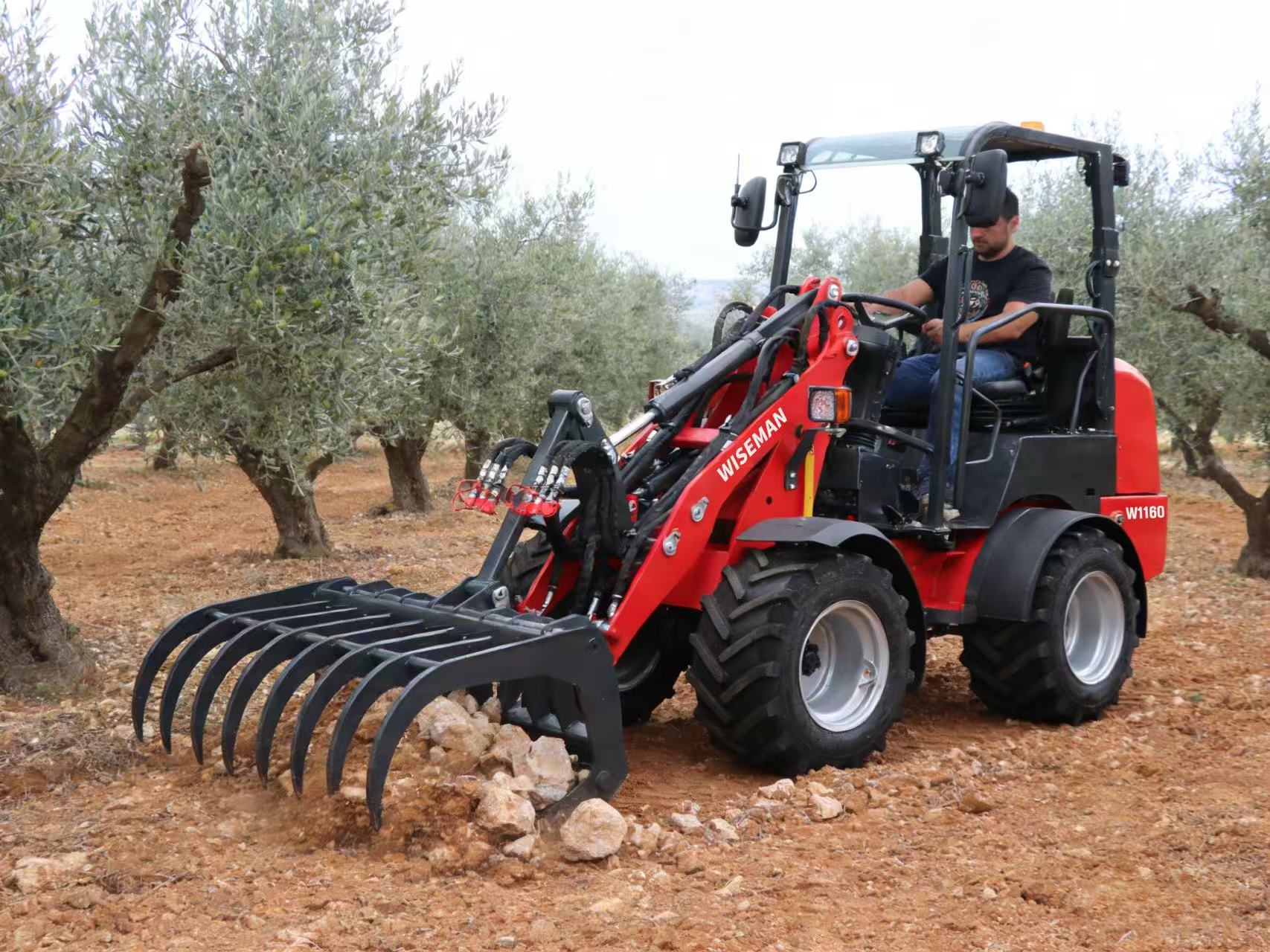 Compact Wheel Loader With Quick Attach