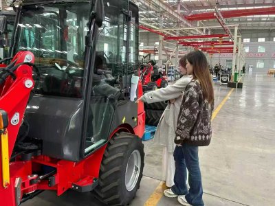 Cargador articulado compacto