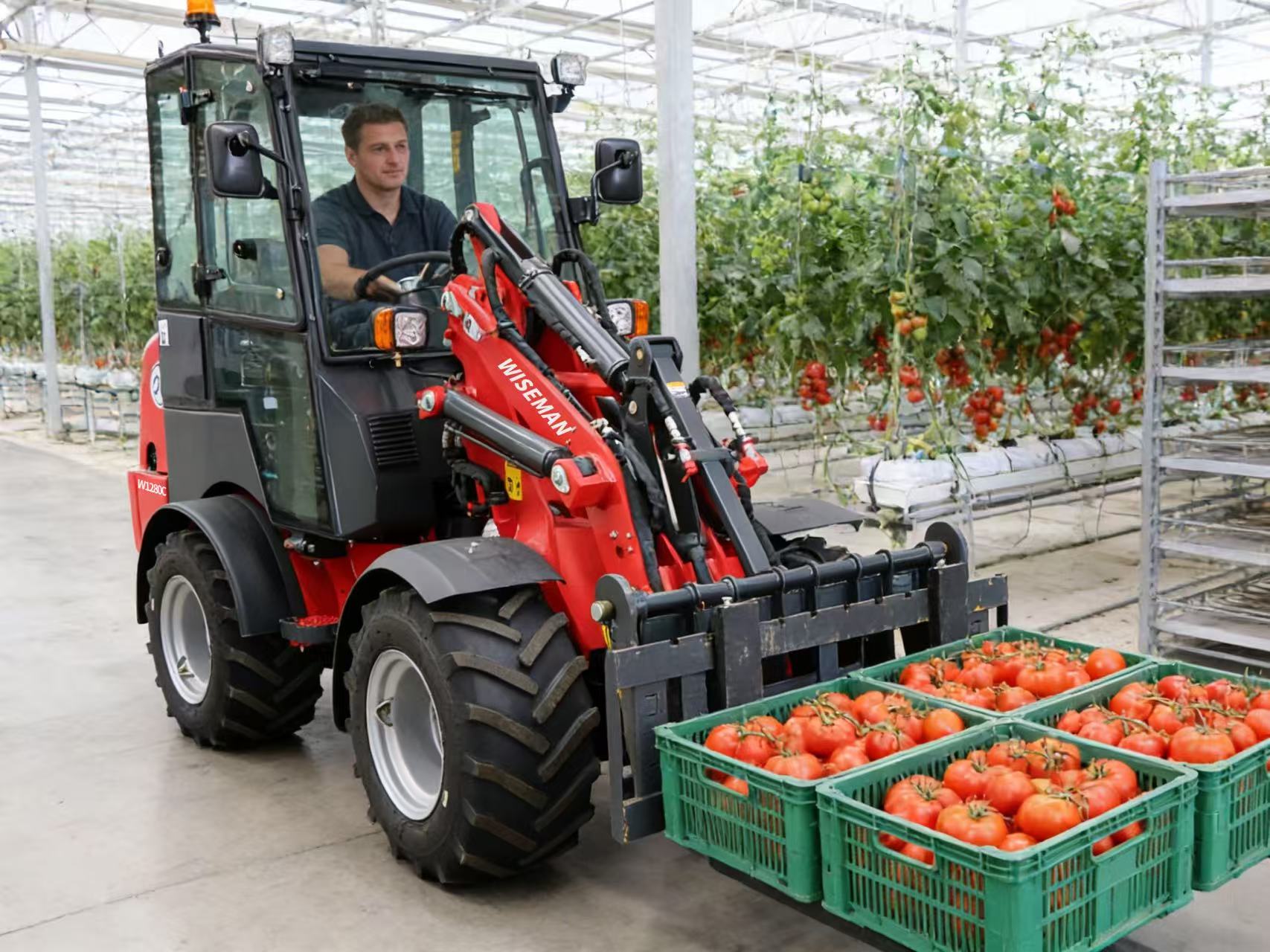 Hjullastare för medelhavsolivlundar Hjullastare för medelhavsolivlundar