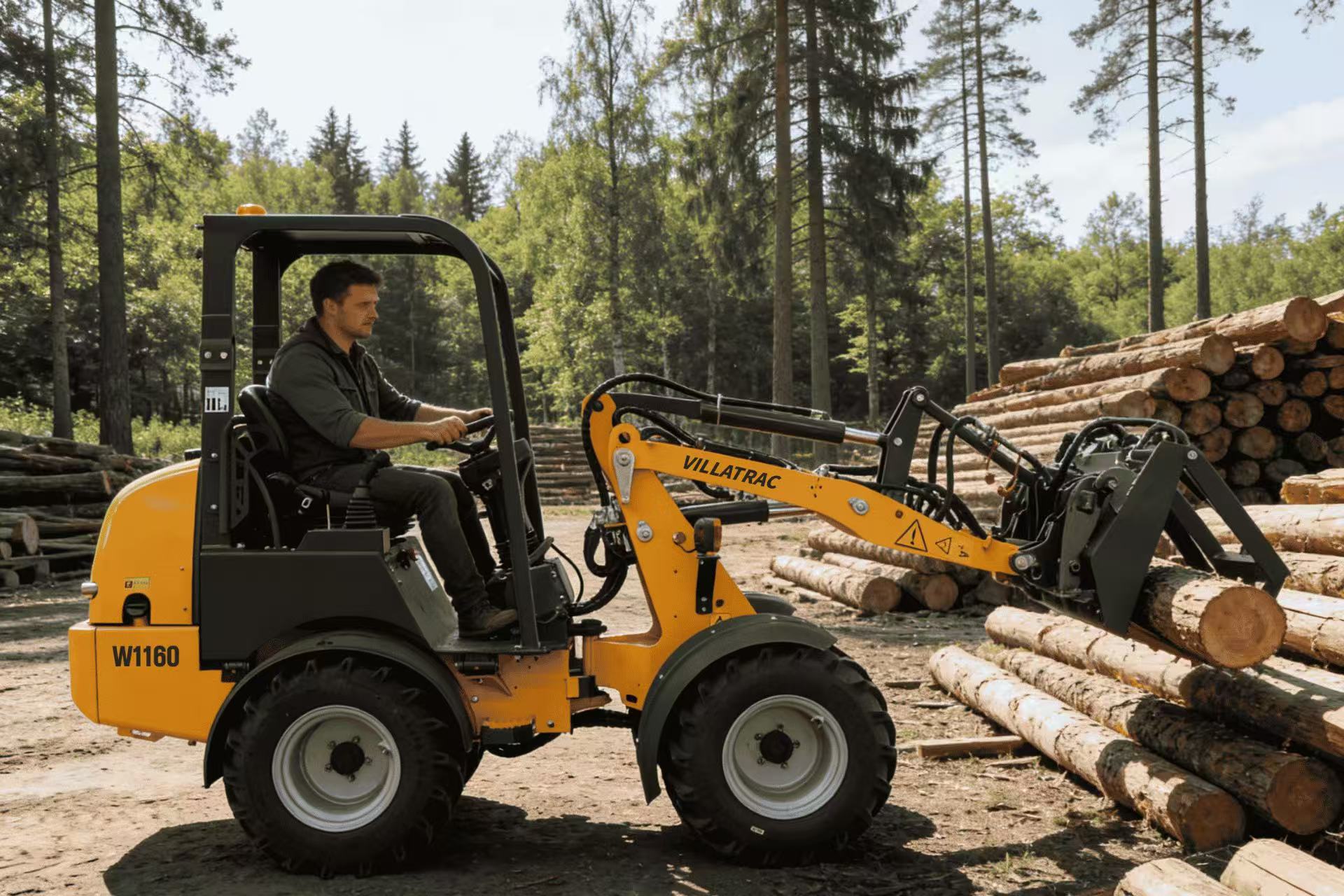 Durable 4WD Wheel Loaders