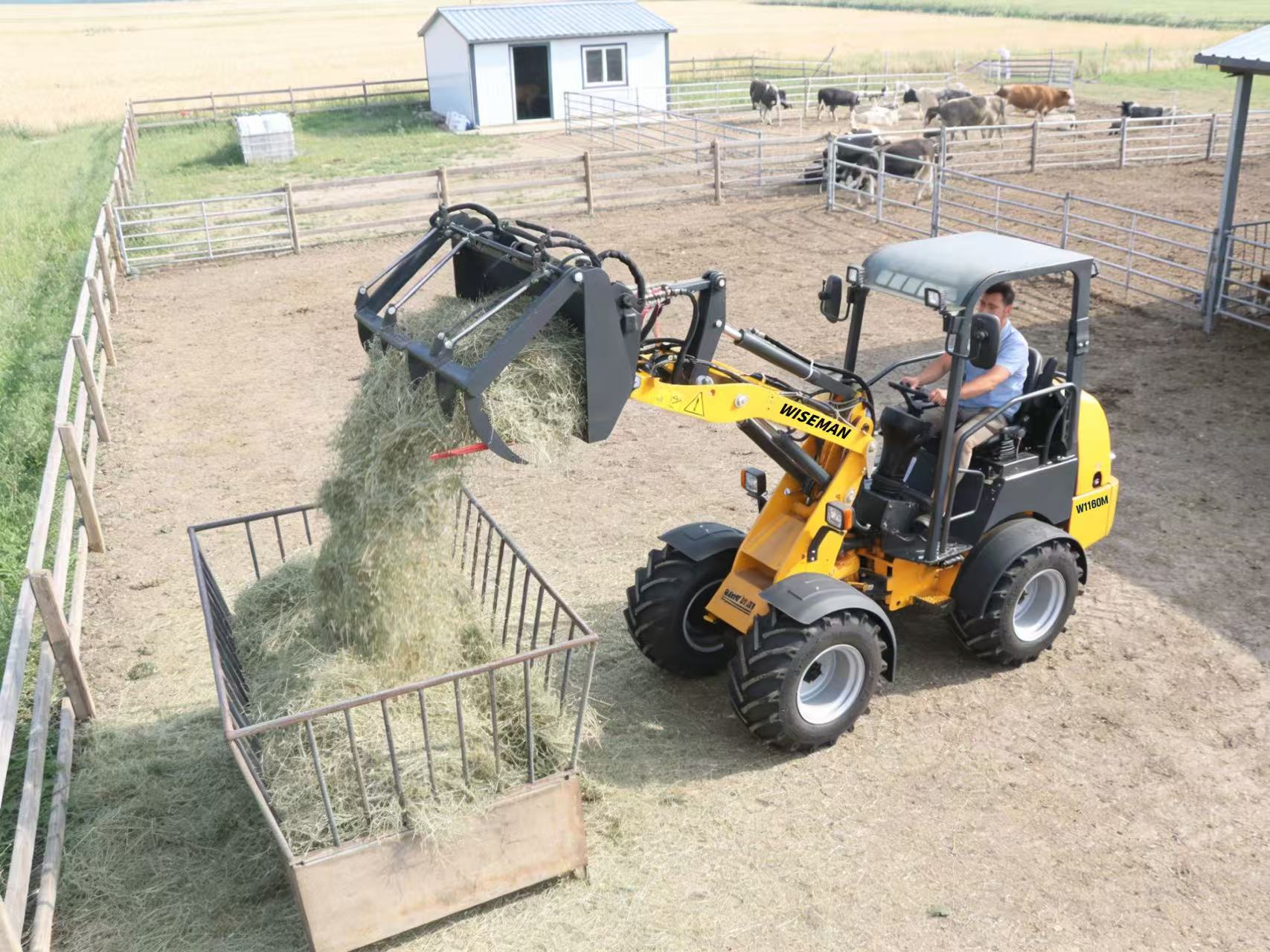 Ładowarka do szklarni wąskich korytarzy Ładowarka do szklarni wąskich korytarzy