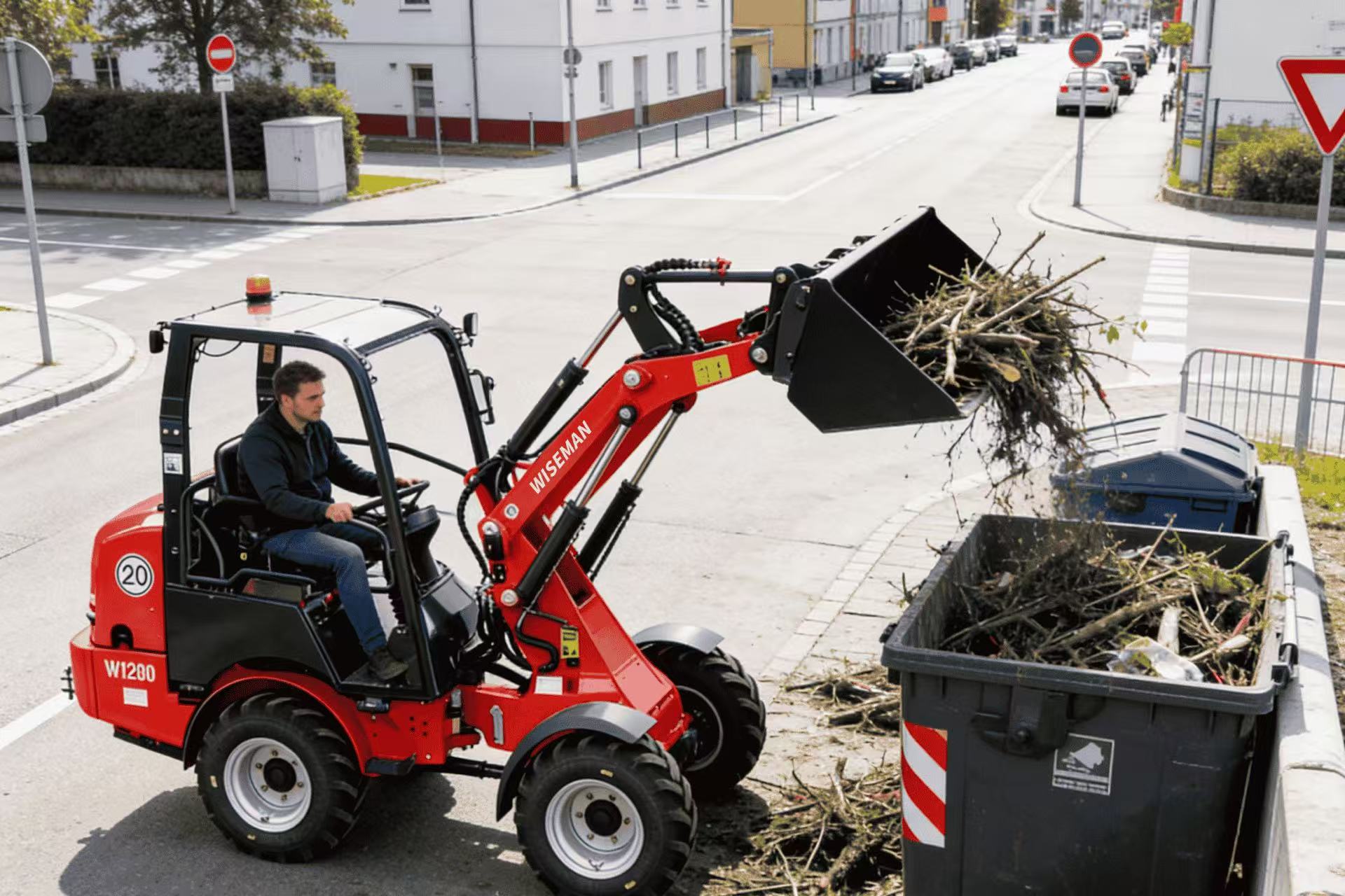 Cargador articulado compacto premium Cargador articulado compacto premium