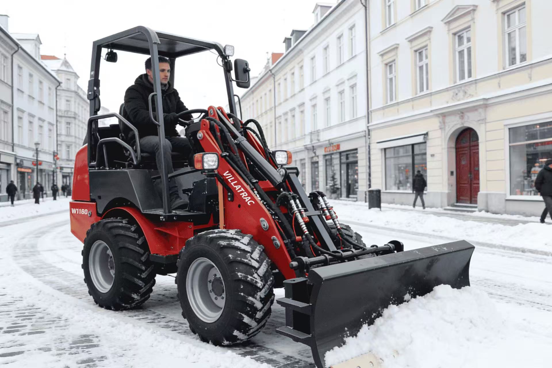 Доступный по цене полноприводный колесный погрузчик Доступный по цене полноприводный колесный погрузчик