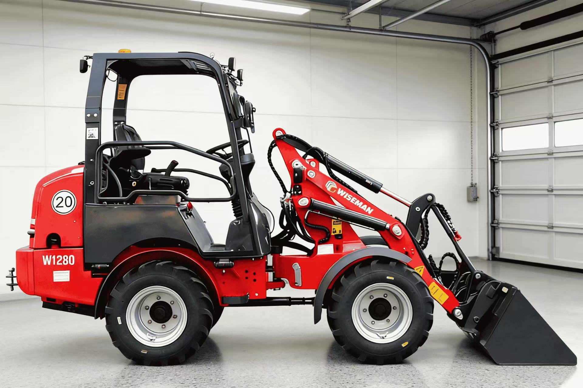 Новый компактный шарнирно-сочлененный погрузчик