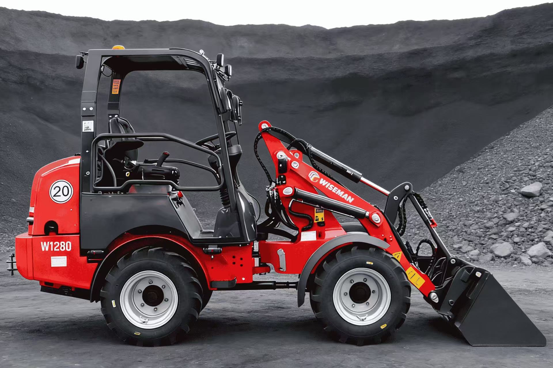 Cargador articulado compacto y robusto Cargador articulado compacto y robusto