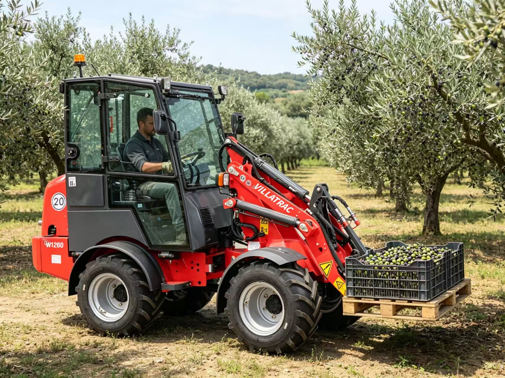 Durable 4WD Wheel Loaders