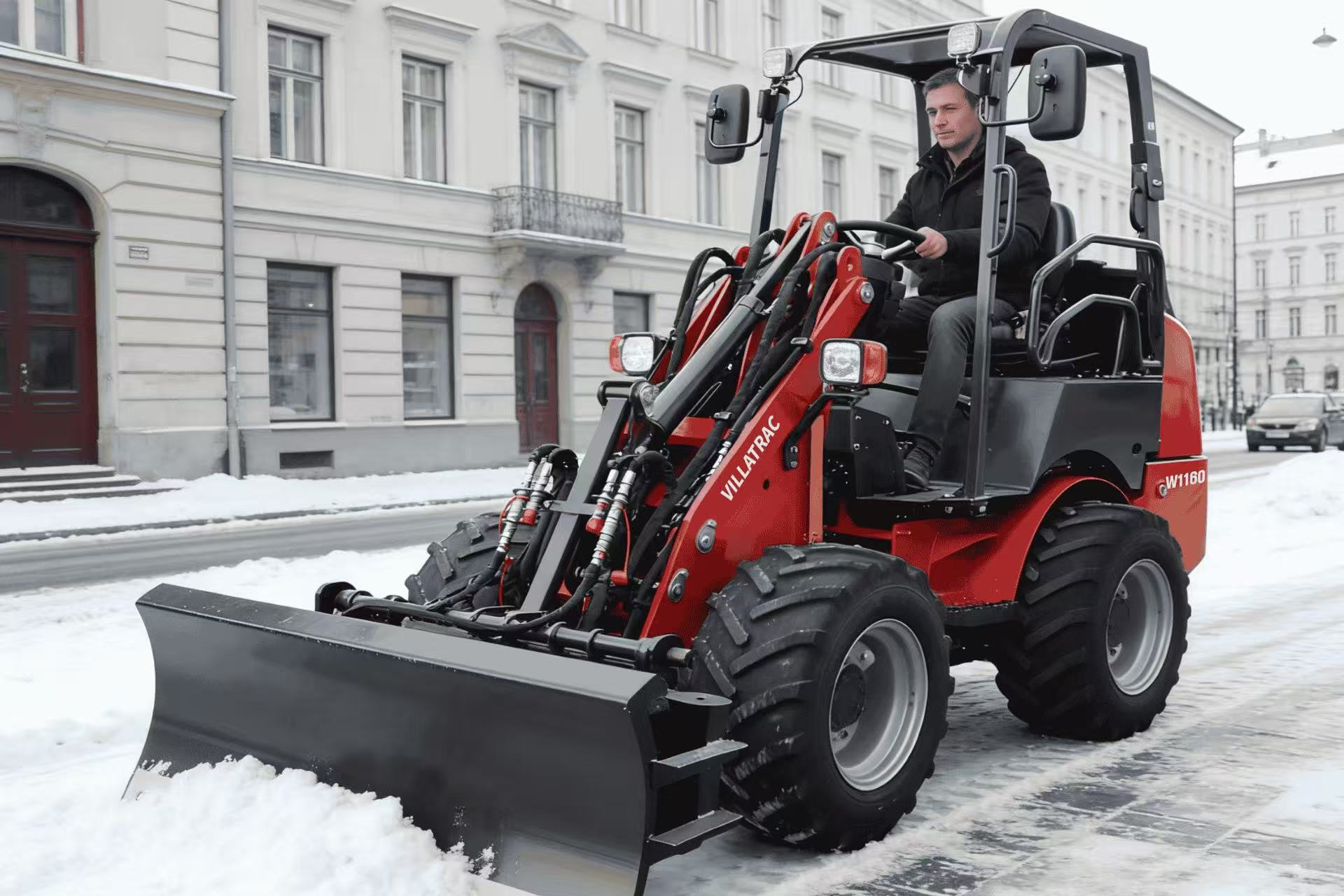 Chargeuse sur pneus 4x4 robuste