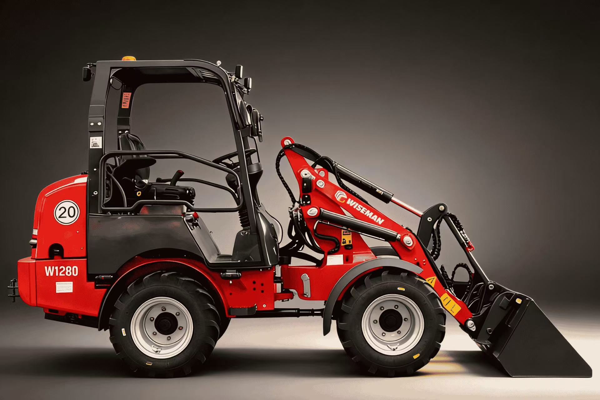 Отличный небольшой колесный погрузчик