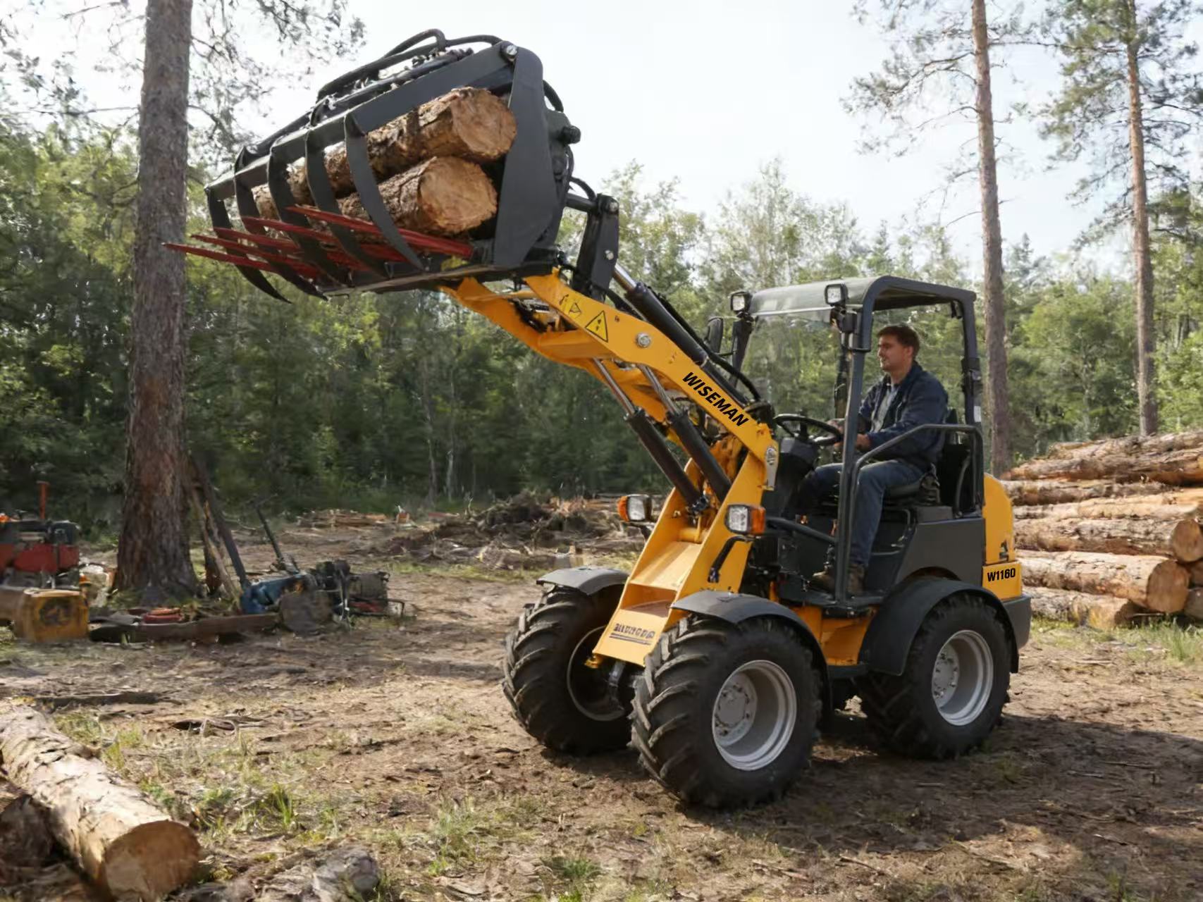 Pala gommata da costruzione