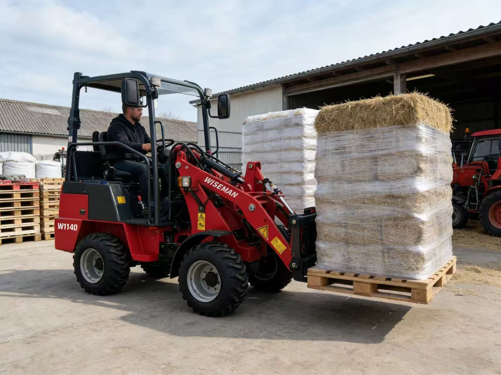 Wiellader voor wijngaarden Wiellader voor wijngaarden