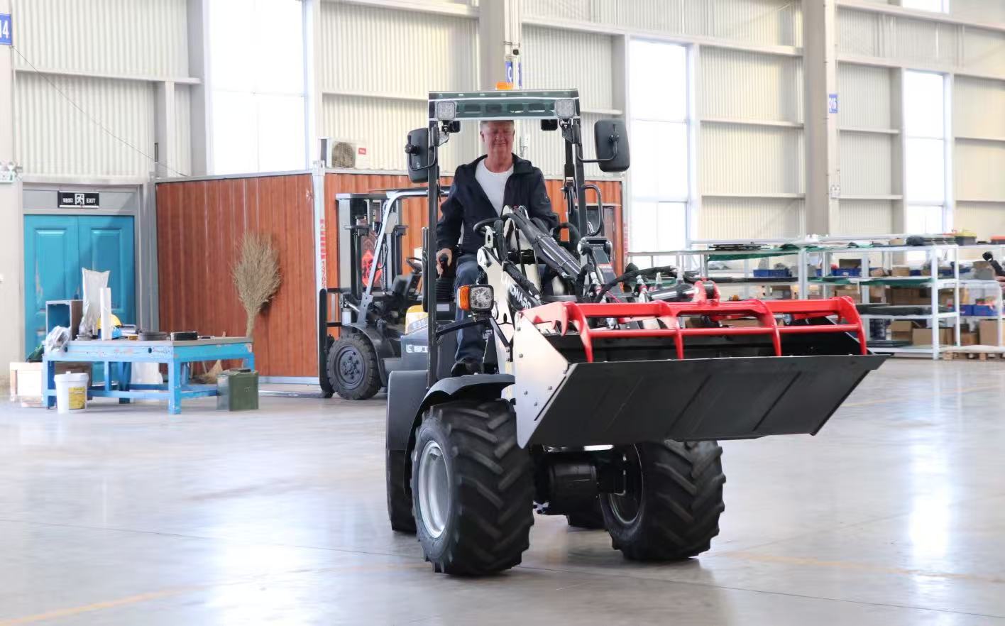 Utmärkt liten hjullastare Utmärkt liten hjullastare