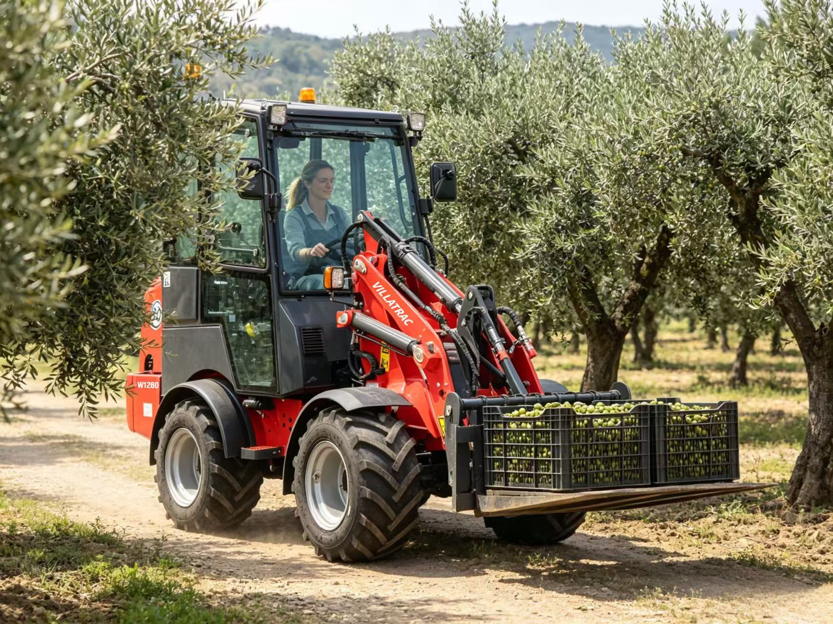 Cargadora de ruedas 4x4 fiable